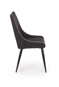 Krzesło tapicerowane K369 - ciemny popiel krzesło tapicerowane k369 - ciemny popiel