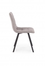 Krzesło tapicerowane K402 - popielaty krzesło tapicerowane k402 - popielaty