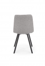 Krzesło tapicerowane K402 - popielaty krzesło tapicerowane k402 - popielaty