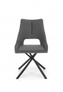 Krzesło tapicerowane K409 - popielaty krzesło tapicerowane k409 - popielaty