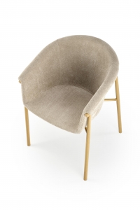 Krzesło tapicerowane K489 - beżowy krzesło tapicerowane k489 - beżowy