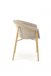Krzesło tapicerowane K489 - beżowy krzesło tapicerowane k489 - beżowy