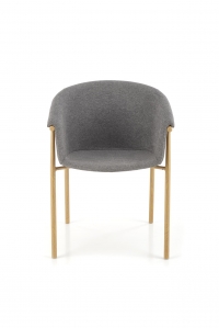 Krzesło tapicerowane K489 - popielaty krzesło tapicerowane k489 - popielaty