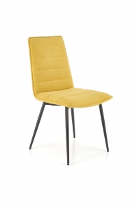 Krzesło tapicerowane K493 - musztardowy krzesło tapicerowane k493 - musztardowy