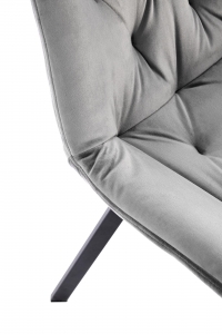 Krzesło tapicerowane K519 - popielaty krzesło tapicerowane k519 - popielaty