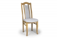 Krzesło drewniane tapicerowane Livorno 2 klasyczne krzesło 