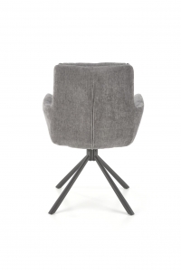 Krzesło tapicerowane obrotowe K495 - popielaty krzesło tapicerowane obrotowe k495 - popielaty