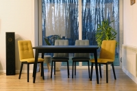Krzesło tapicerowane Platinium 4 stół z krzesłami 