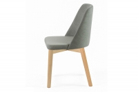 Krzesło tapicerowane Tagero na drewnianych nogach - Dream 26 / beż / nogi buk 
