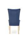 Krzesło tapicerowane Vermont - dąb miodowy / granatowy krzesło tapicerowane vermont - dąb miodowy / granatowy