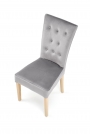 Krzesło tapicerowane Vermont - dąb miodowy / popiel krzesło tapicerowane vermont - dąb miodowy /popiel