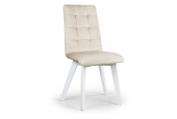 Krzesło tapicerowane Modern 4 na drewnianych nogach kremowe krzesło 