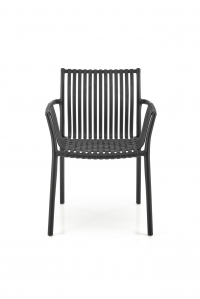 Krzesło z tworzywa sztucznego K492 - czarny krzesło z tworzywa sztucznego k492 - czarny