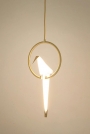 Lampa wisząca LORO 1 CIRCLE złota - LED - Wyprzedaż lampa wisząca loro 1 circle złota - led