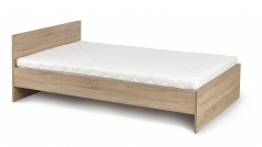 Łóżko młodzieżowe Lima 90x200 - dąb sonoma jednoosobowe łóżo lima