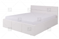 Łóżko 160 x 200 Celeste Białe z pojemnikiem białe łóżko tapicerowane
