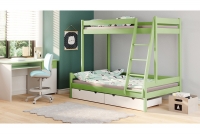 Łóżko Ada II piętrowe PP 002 Certyfikat zielone łóżko