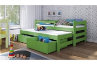 Łóżko dziecięce Alis wyjazdowe DPV 001 Certyfikat drewniane łóżko piętrowe niskie 