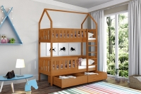 Łóżko domek piętrowe Nemos Certyfikat łóżko dla dwojga 