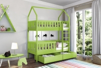 Łóżko domek piętrowe Dolores Certyfikat łóżko dla chłopca 
