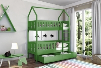 Łóżko domek piętrowe Nemos Certyfikat łóżko dla dziewczynki 