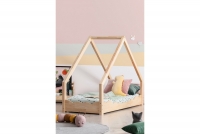Łóżko dziecięce domek Lookie D łóżko drewniane