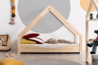 Łóżko dziecięce domek Lookie E łóżeczko domek drewniane 