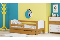 Łóżko dziecięce drewniane Denis II łóżko parterowe