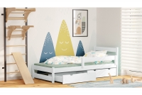 Łóżko dziecięce drewniane Ola łozko z certyfikatem