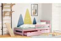 Łóżko dziecięce drewniane Ola łóżko dla przedszkolaka