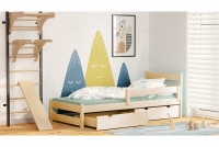 Łóżko dziecięce drewniane Ola Łóżko dla chłopca