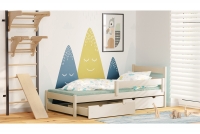 Łóżko dziecięce drewniane Ola Łózko dla dziewczynki