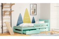 Łóżko dziecięce drewniane Ola nowoczesne łóżko dziecięce