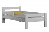 Łóżko dziecięce drewniane Tymek II łózeczko z barierką