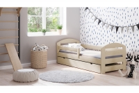 Łóżko dziecięce drewniane Wiola II jasne łóżko drewniane