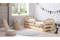 Łóżko dziecięce drewniane Wiola II łóżko z barierką