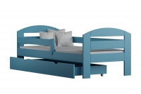 Łóżko dziecięce drewniane Wiola łóżko z drewnianymi nogami