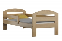 Łóżko dziecięce drewniane Wiola łóżko z barierką