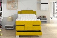 Łóżko elektrycznie sterowane Wave 100x200  żółte łóżko