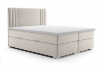 Łóżko kontynentalne z pojemnikami Cyntia - 140x200 łóżko z wezgłowiem