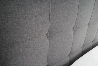 Łóżko kontynentalne Nerino - 180x200 tapicerowane wezgłowie 