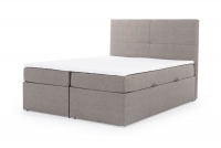 Łóżko kontynentalne z pojemnikami Mattias - 140x200 łóżko z materacem i nakładką 