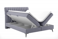 Łóżko kontynentalne z pojemnikami Hana 180x200 stylowe łóżko do sypialni 180x200 z pojemnikami na pościel 