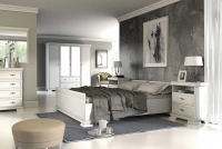 Łóżko sypialniane Kora 160x200 - sosna andersen sypialnia z kolekcji kora 
