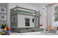 Łóżko Revio piętrowe PP 011 Certyfikat  łóżko z barierką