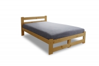 Łóżko sypialniane drewniane 120x200 Garifik E3  łóżko sosnowe 