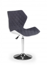 Fotel obrotowy Matrix 2 - biały / popielaty fotel obrotowy tapicerowany