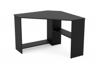 Narożne biurko Rino - onyks czarny czarne biurko