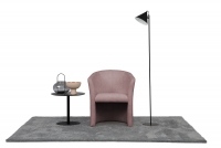 Tapicerowany fotel wypoczynkowy Noobis - różowa plecionka łatwoczyszcząca Linea 10 Flamingo Fotel tapicerowany Noobis