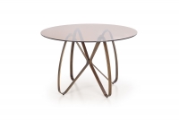 Stół Lungo - złoty antyczny / brązowy nowoczesny stół 